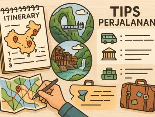 Itinerary dan Tips Perjalanan Glass Skywalk China