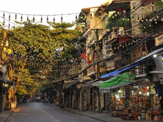 Hanoi Old Quarter street