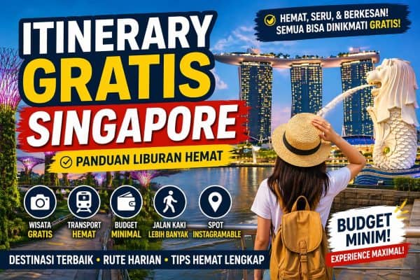 Itinerary Gratis Singapore 3 Hari 2 Malam: Panduan Lengkap Liburan Hemat Tanpa Budget Besar